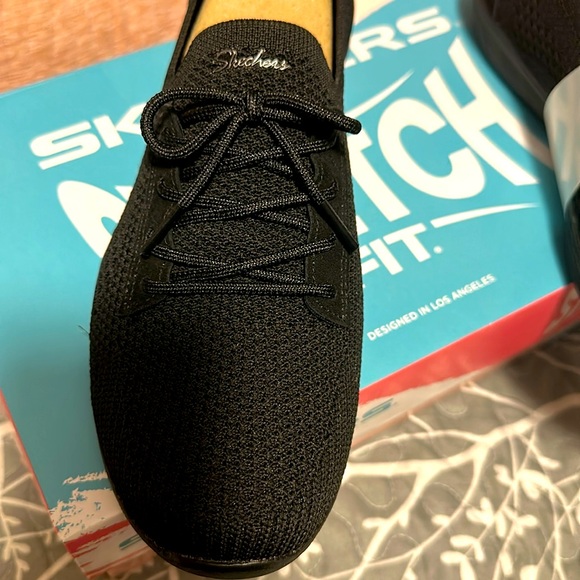 Skechers Stretch Fit black sneakers, size 10, NWT - Picture 5 of 7